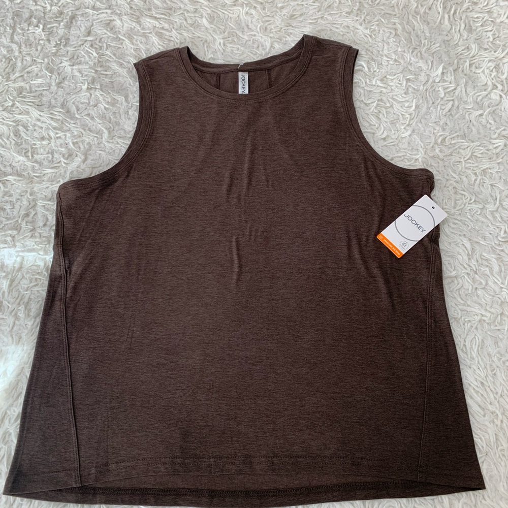Jockey Dark Brown Muscle Tee